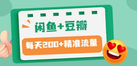 【副业项目3442期】闲鱼和豆瓣精准引流全系列课程，每天引流200+精准粉（闲鱼引流推广怎么做）-易学副业