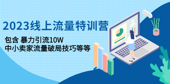 【副业项目4809期】2023线上流量特训营：包含暴力引流10W+中小卖家流量破局技巧等等-易学副业