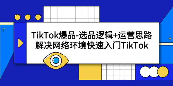 【副业项目5724期】TikTok爆品-选品逻辑+运营思路：解决网络环境快速入门TikTok-易学副业